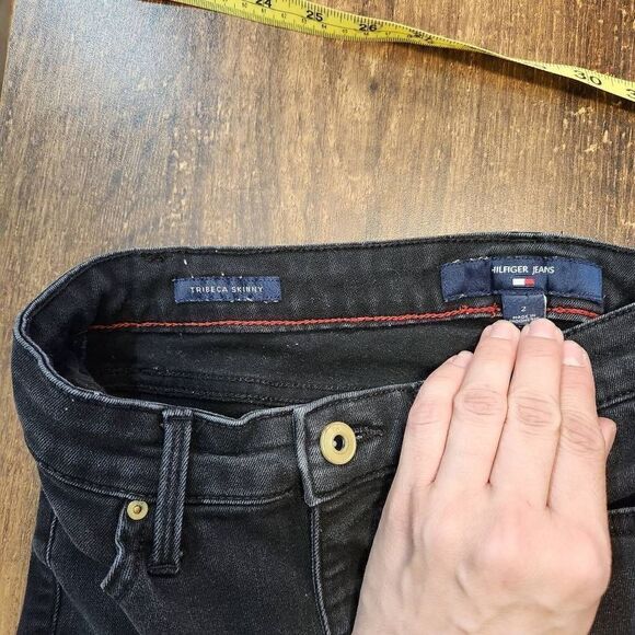 Tommy Hilfiger Tribeca Skinny studded floral jeans - Picture 5 of 9